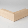 Pie de madera para sofás en escuadra