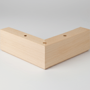 Pie de madera para sofás en escuadra