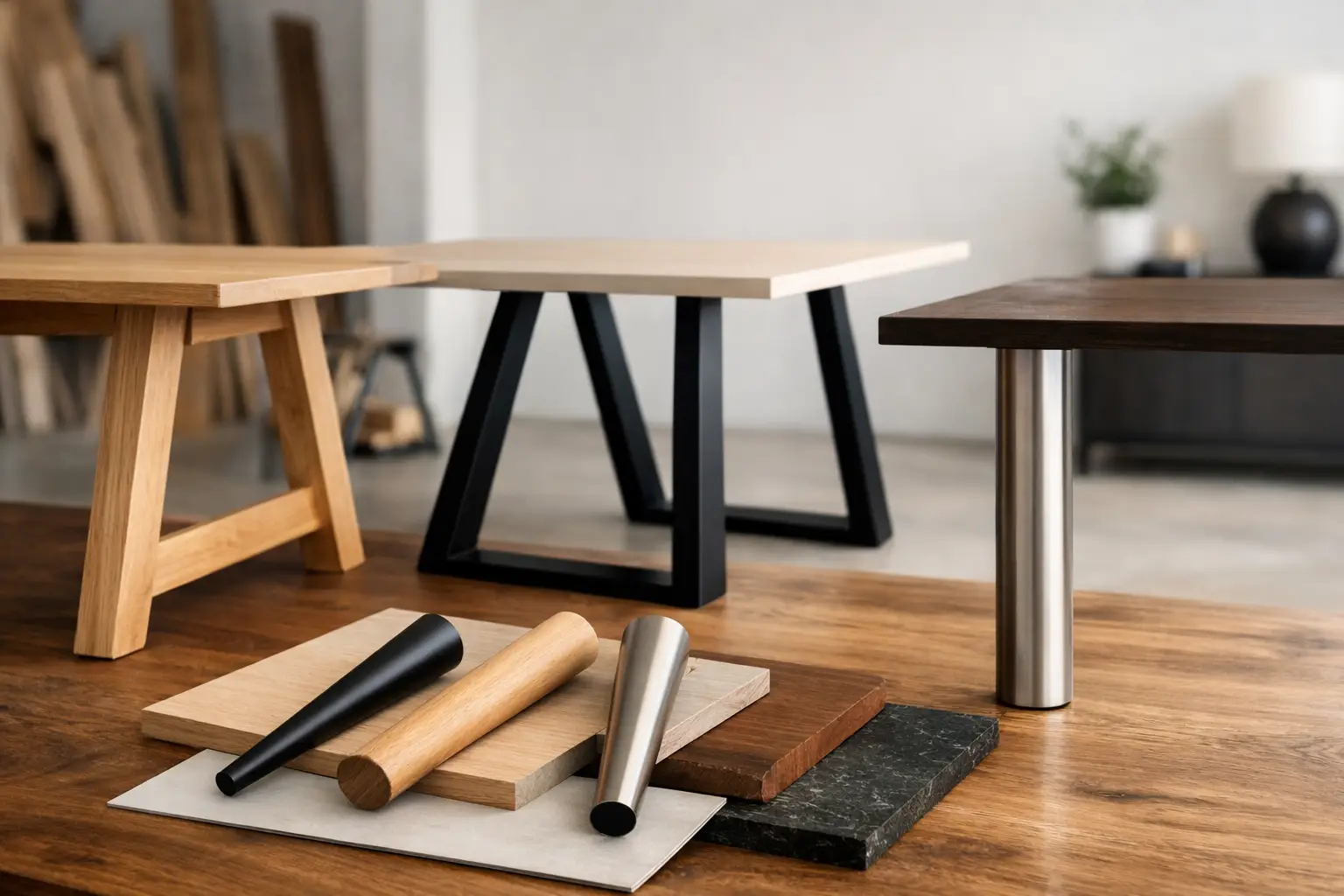 Cómo elegir patas para mesa sin fallar