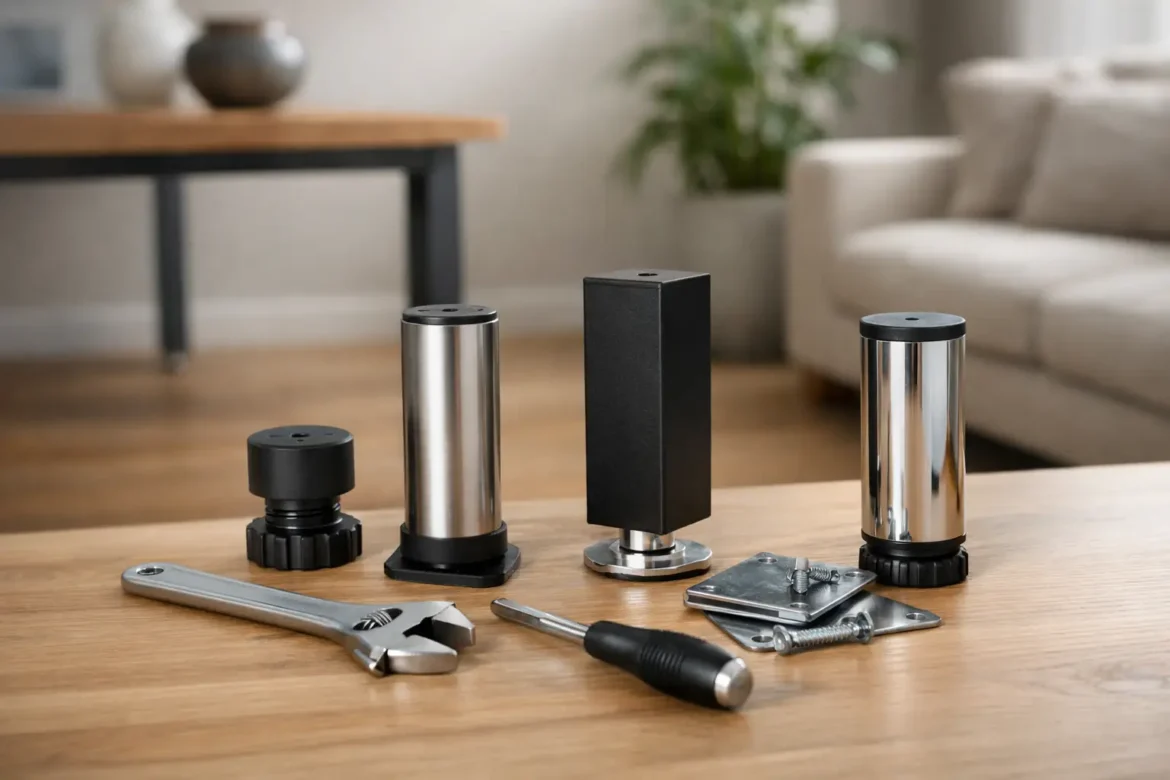 Patas regulables para muebles: cómo elegir