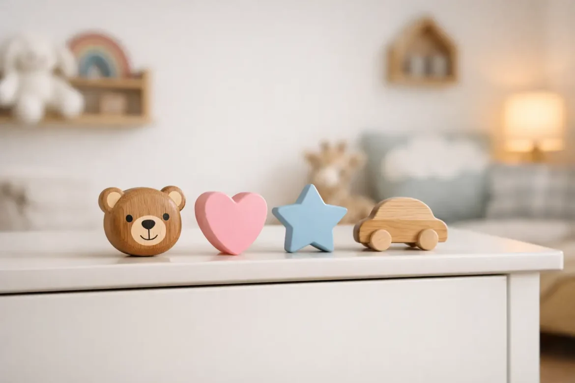 Pomos infantiles de madera: cómo elegir bien