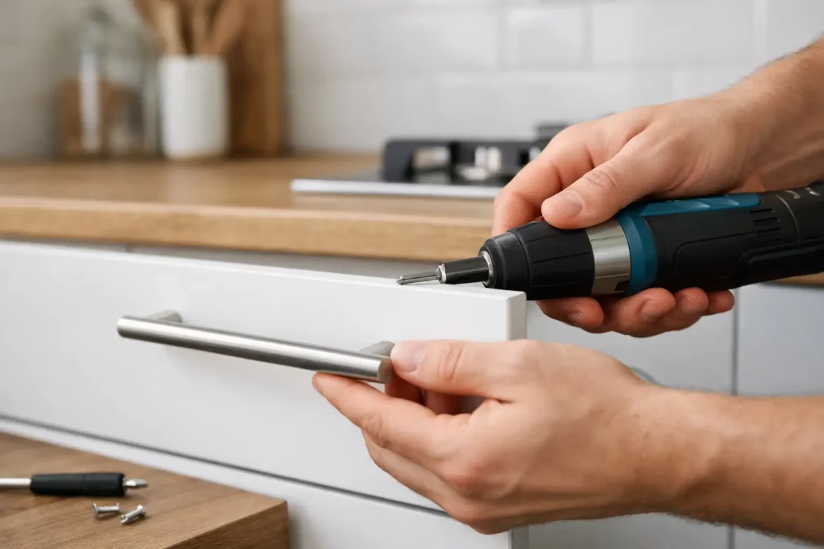 Cómo instalar tiradores cocina fáciles