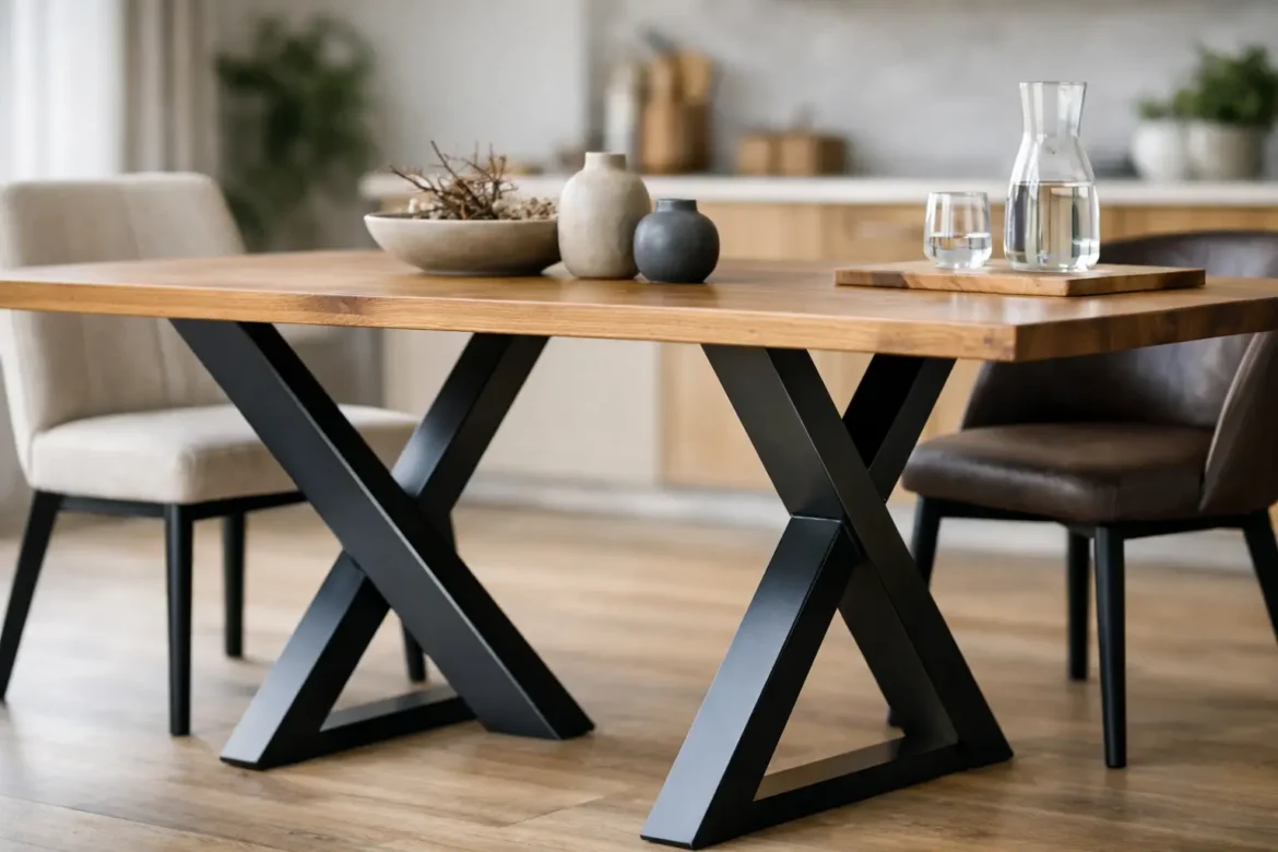 Patas de metal para mesa comedor: cómo elegir