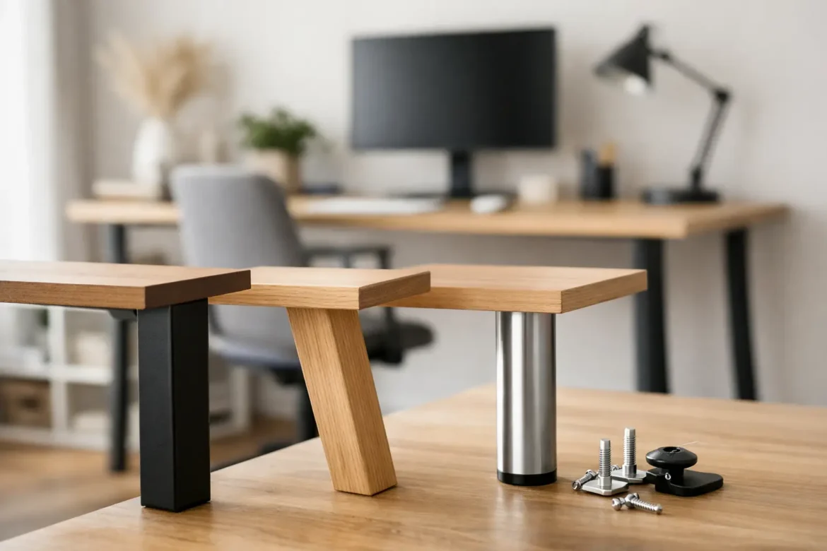 Patas mesa escritorio: cómo elegir bien
