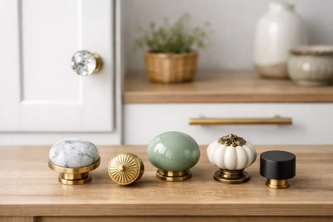 Pomos bonitos para armarios que sí cambian tu mueble