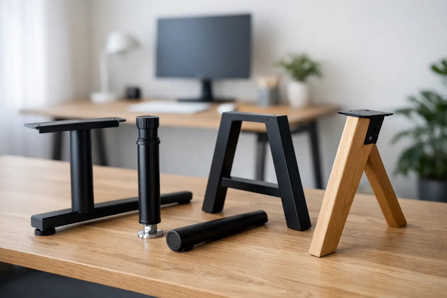 Guía de patas para mesa escritorio