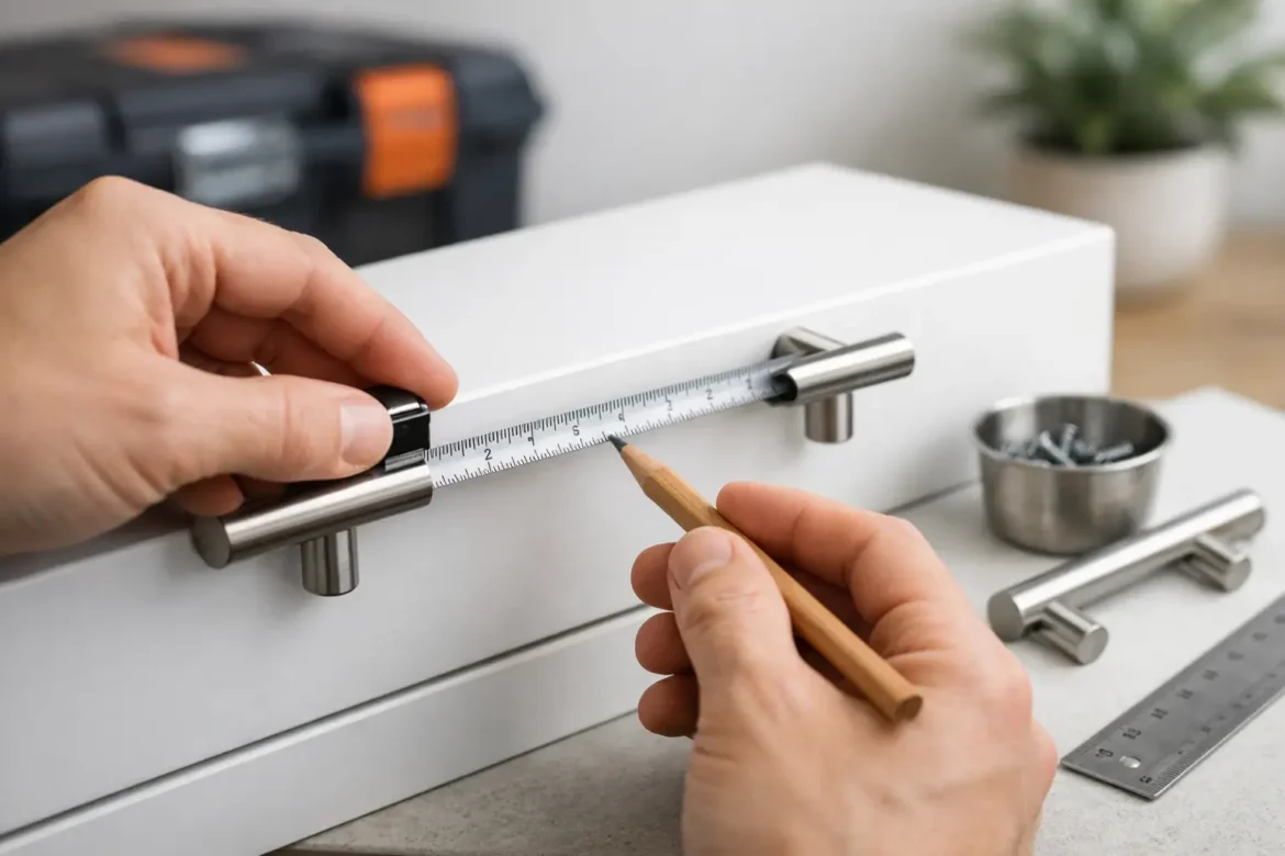 Cómo medir tiradores muebles sin fallar