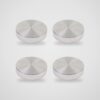 Discos de aluminio para pegar cristal con rosca M8 – 4 uds