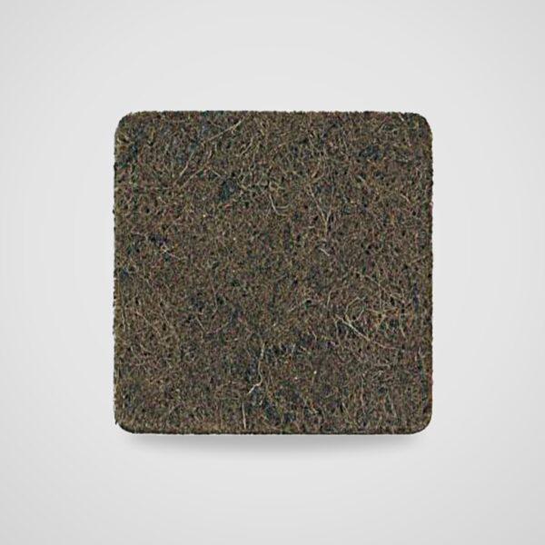Fieltros adhesivos cuadrados 25 mm marrón para muebles – 96 uds
