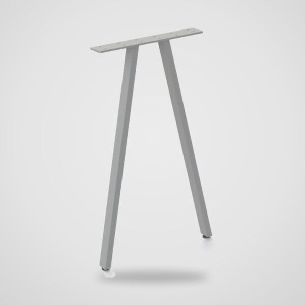 Pata de mesa metálica en V invertida 72 × 41,8 cm para escritorio y comedor