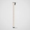 Pata plegable para mesa Ø 50 mm, regulable de 71 a 74 cm