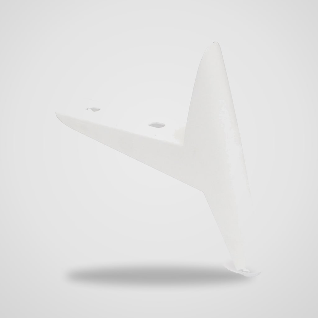 Patas metálicas en Y para sofá y sillón, 14 cm – 4 uds