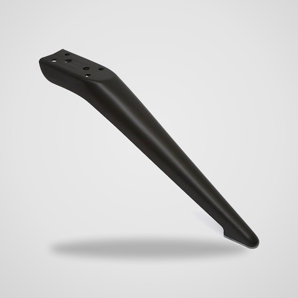 Patas metálicas inclinadas para sofá y sillón – 4 uds