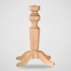Pie central de madera de haya para mesa redonda, 74 cm