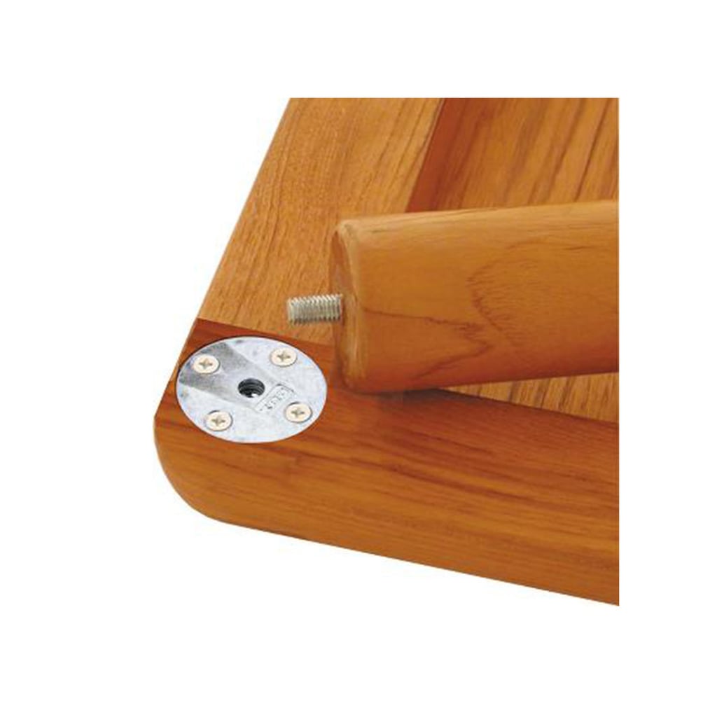 Placas de montaje redondas para patas de mesa M8 y M10 – 4 uds