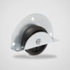 Ruedas guía de 45 mm con placa para puerta corredera